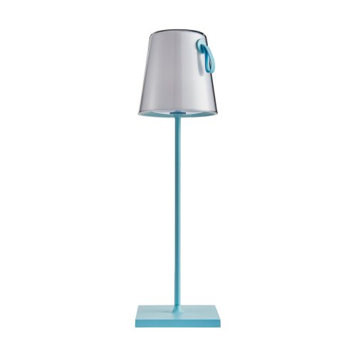 Italux Ostap blue table lamp