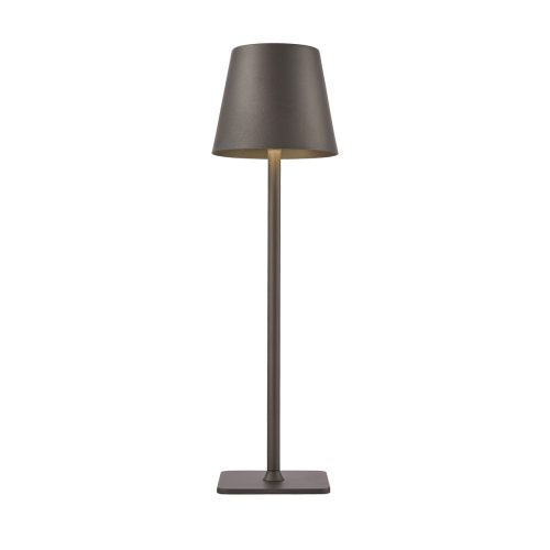 Italux Atlis gray table lamp