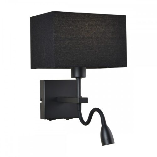 Italux Norte black wall lamp