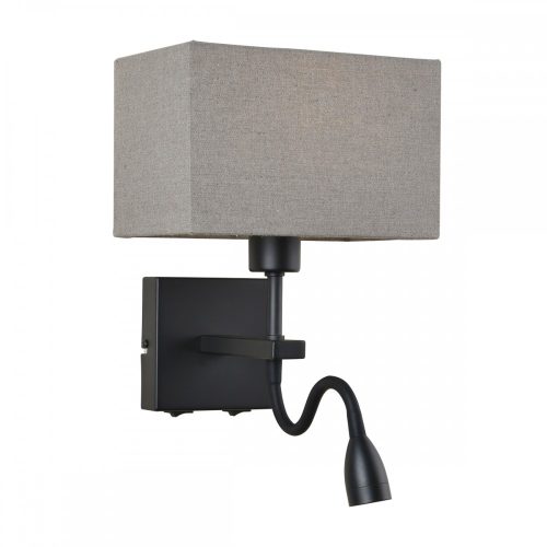 Italux Norte black wall lamp