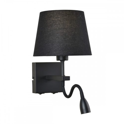 Italux Norte black wall lamp