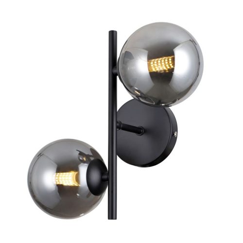 Italux Erimida black wall lamp