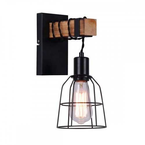 Italux Ponte black wall lamp