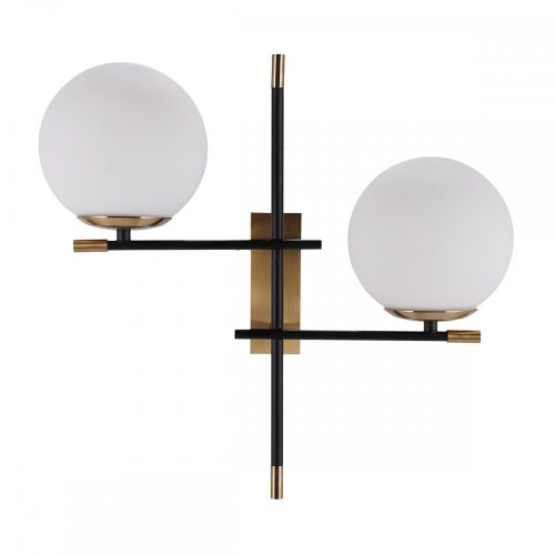 Italux Stelia black wall lamp