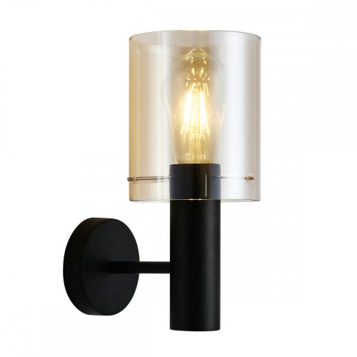 Italux Sardo black wall lamp