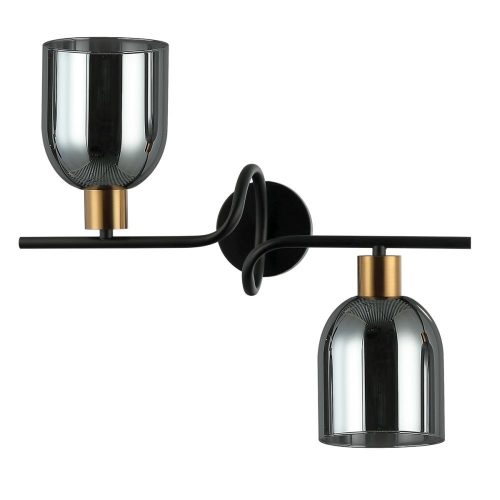 Italux Servio black ceiling lamp