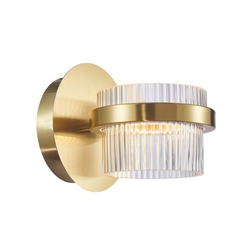 Italux Tiara gold wall lamp