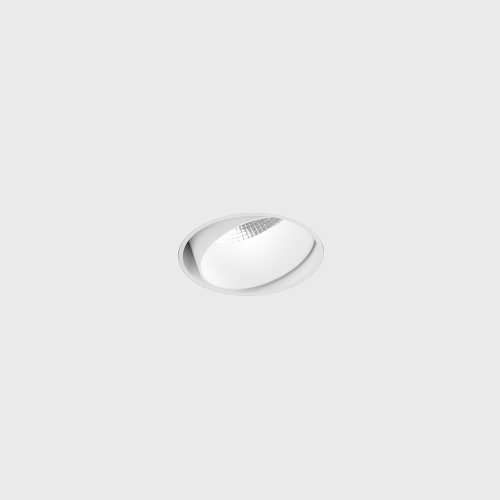 Ceiling recessed luminaire rotating TUB M R, D60mm, H65mm, CREE СXB1512 LED 11W, 1210Lm, 4000K, 50fok, CRI>90, 300mA, IP 20, white color - LTX-01.0598.11.940.WH