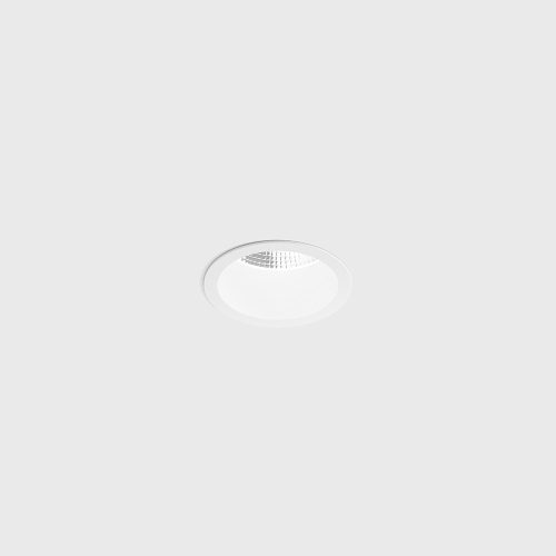 Ceiling recessed luminaire with frame TUB M TRIM, D55mm, H65mm, CREE CXB1512 LED 11W, 1210Lm, 4000K, 50fok, CRI>90, 300mA, IP 44, white color - LTX-01.0599.11.940.WH