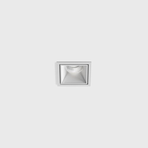 Ceiling recessed luminaire CELL, L90mm, W90mm, H82mm, BRIDGELUX LED 9W, 989LM, 4000K, 45fok, CRI>90, 250 mA, IP 20, white color - LTX-01.2010.10.940.WH