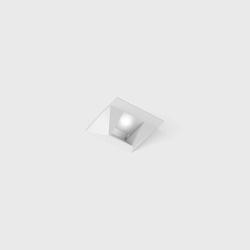 Ceiling recessed luminaire NANO S WW TRIMLESS, L35mm, W35mm, H80mm, CREE LED, 6W, 503Lm, 3000K, 25x46fok, 500mA, CRI>90, IP 20, white color - LTX-01.3903.6.930.WH