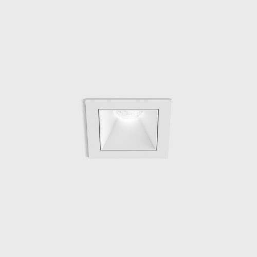 Ceiling recessed luminaire NANO S, L48mm, W48mm, H67mm, CREE Led, 700mA driver, 8W 640LM, warm white 3000K, 50fok beam angle, CRI>90, IP 20, white color - LTX-01.3911.8.930.WH