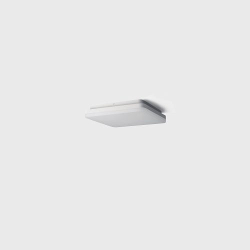 Surface mounted luminaire FLAT S1, 210 x 210mm, h 56mm, LED 15W(1120Lm)/10W(770Lm), 3000K/4000K, CRI>90, IP54, white color - LTX-02.2121.15.930/940.WH