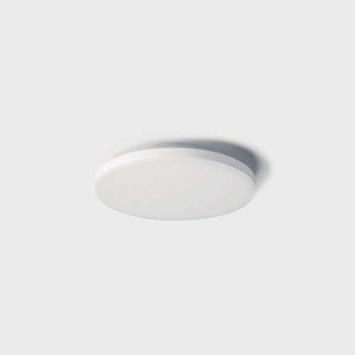 Surface mounted luminaire BRIGHT S, D220mm, h 39mm, LED 15W(945Lm)/10W(630Lm)/8W(560Lm), 3000K/4000K, CRI>90, IP20, white color - LTX-02.2239.15.930/940.WH