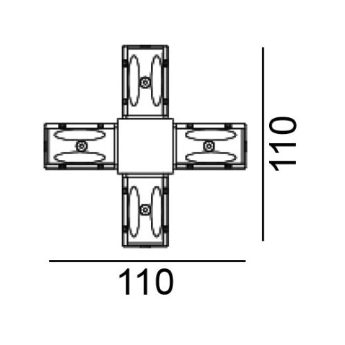 LTX IN_LINE CORNER X  track light system