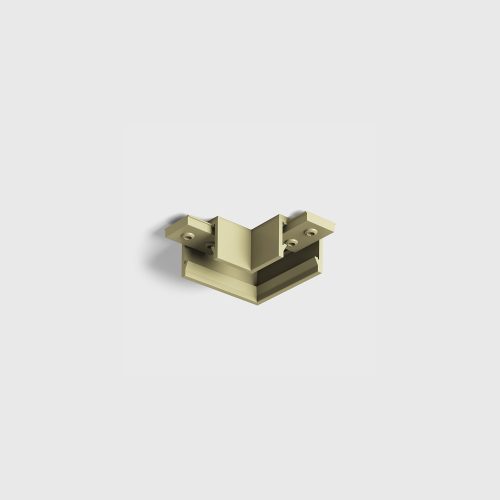 MINI_LINE 42 CORNER S HR connector track surface/suspension "L", L33m,W33mm, H13.5mm, IP 20, like gold color  - LTX-07.S90HR.LG