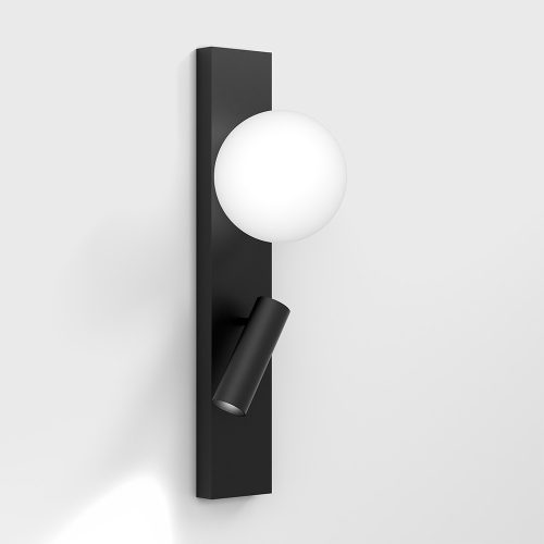 LTX SFERA WALL M black wall lamp