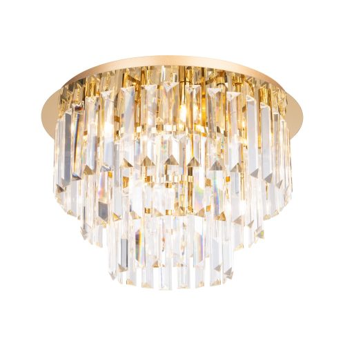 Maxlight MONACOC9 gold ceiling lamp