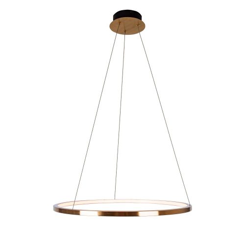 MaxLight P0493 LAMPA WISZĄCA QUEEN Ø 50 cm ZŁOTO SZCZOTKOWANE - MAX-P0493