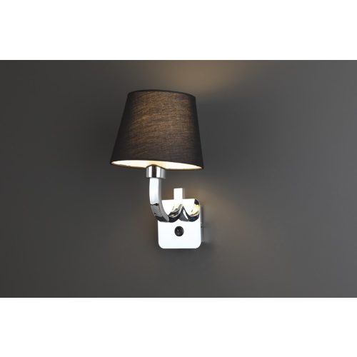 Maxlight Denver black wall lamp