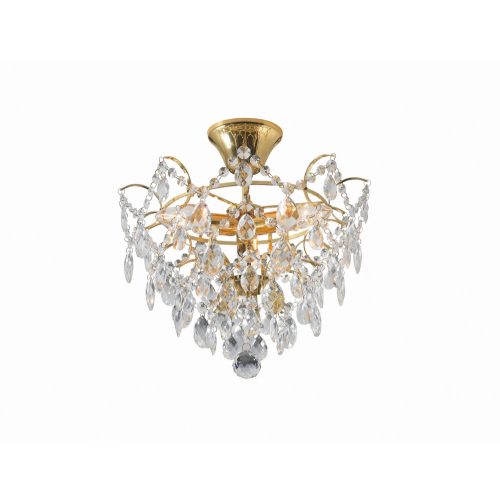 Markslöjd ROSENDAL gold chandelier