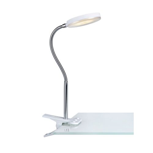 Markslöjd FLEX Klip 1L LED Biały/Chrom - MS-106470