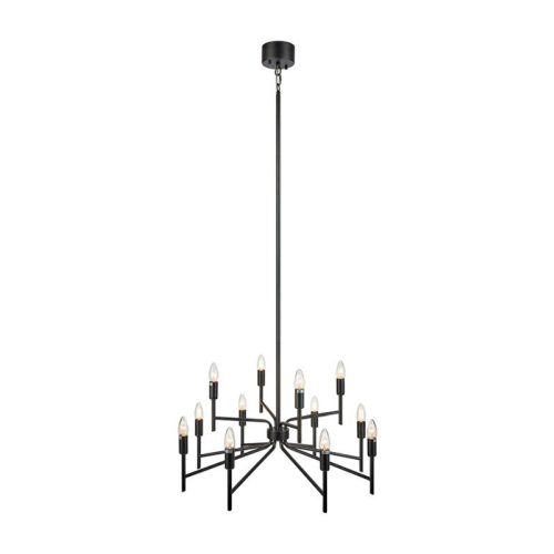 Markslöjd REGENT Pendant 12L Black - MS-108107