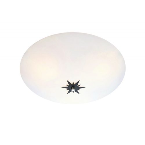 Markslöjd ROSE Plafond 43cm White/Black - MS-108208