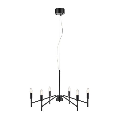 Markslöjd MONARCH Pendant 6L Black - MS-108209