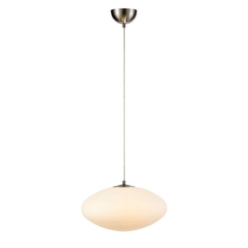 Markslöjd LOCUS Pendant 1L White/Steel - MS-108437