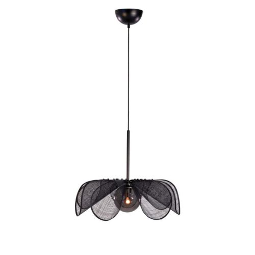 Markslöjd STYRKA Pendant 1L 63cm Black/Smoke  - MS-108660