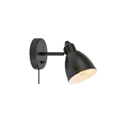 Markslöjd STORY black wall lamp