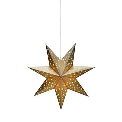 Markslöjd SOLVALLA Paperstar pendant 45 Golden  E14 E14 1x25W paper 45x45cm