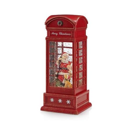 Markslöjd MISTER Lantern Telephone Box Snow Red Santa DIOD/LED 1 METAL