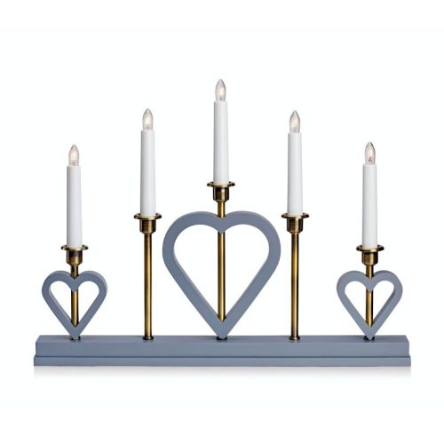 Markslöjd MELISSA Candlestick 5L Grey/Antique