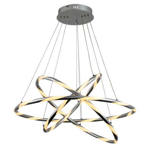 REALITY Twister Pendant lamp LED D75*H120cm Metal: alu. Shade Acrylic12+18+30W 4800Lm 3000K.  - REAL-331003-07