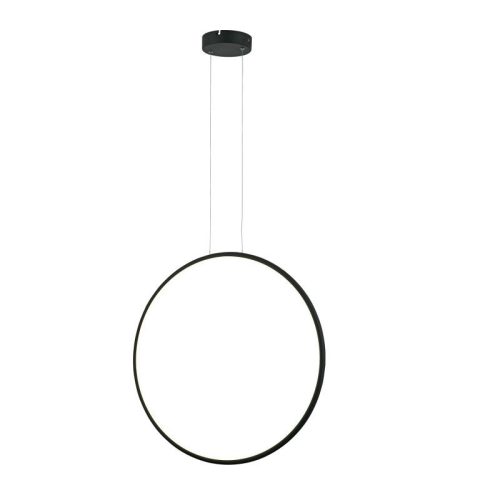 REALITY Ragi Modern Pendant LightAlu. and Glass and IronMatt BlackLED 4000K 36W; 80lm/W;25000hours;CRI≧80; A+Overallsize: W620xH1200mm - REAL-334641-02