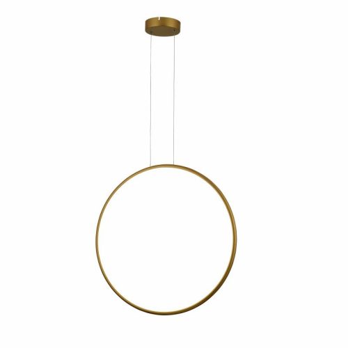 REALITY Ragi Modern Pendant LightAlu. and Glass and IronPearl GoldLED 4000K 36W; 80lm/W;25000hours;CRI≧80; A+Overallsize: W620xH1200mm - REAL-334641-09