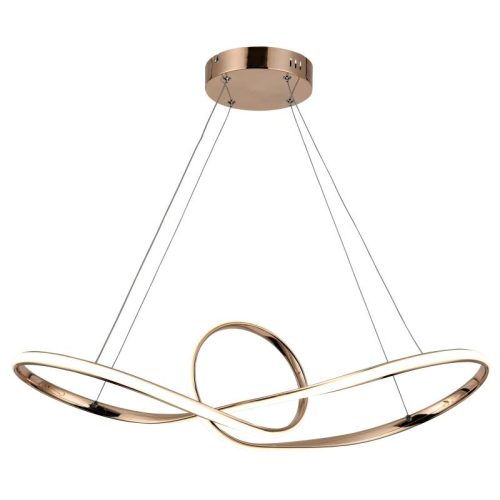 REALITY Arlena Pendant lightFrance Gold finish45W LED incl.80lm/W CRI: ≧80 ;2years warranty; A+4000K dimmable w remote controlOverall size::L760xW280xH1000mm - REAL-335201-26