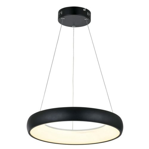 REALITY Lima Ceiling lamp, Alu.and acrylic and Ironmatt Black finishingLED 24W; 4000k;80lm/W;25000hours;CRI≧80;Size:D400*H1200MM - REAL-335801-02