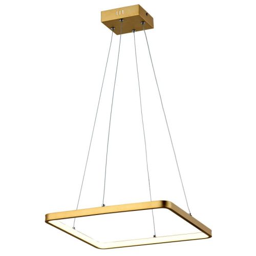 REALITY Anaya Pendant lamp,pearl GoldLED 24W 4000K25000hours; CRI≧80; A+L395*W395xH1100mm - REAL-336521-09