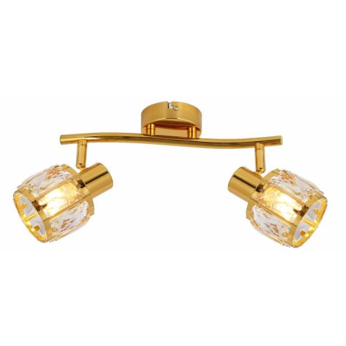 Reality Crownie gold crystal ceiling lamp