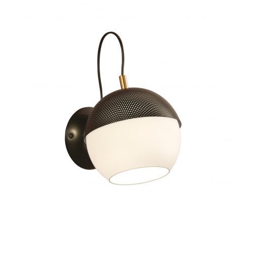 Viokef Brody black wall lamp