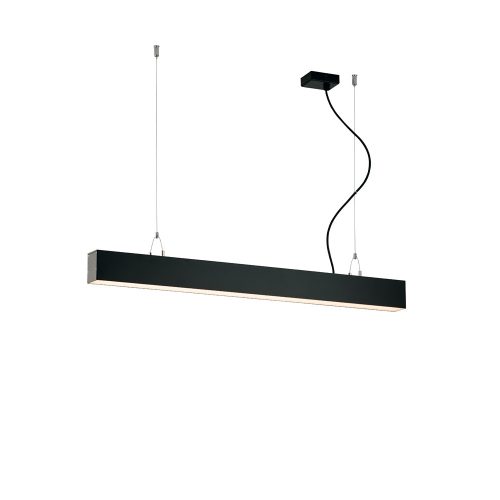 VIOKEF Linear Suspended L580 3000K Black Dim. Station Ult - VIO-3911-00058-3-B-D3