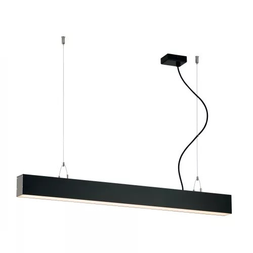 VIOKEF Linear Suspended Black Station Direct L890 3000K Dimmable - VIO-3911-0013-3-B-D1