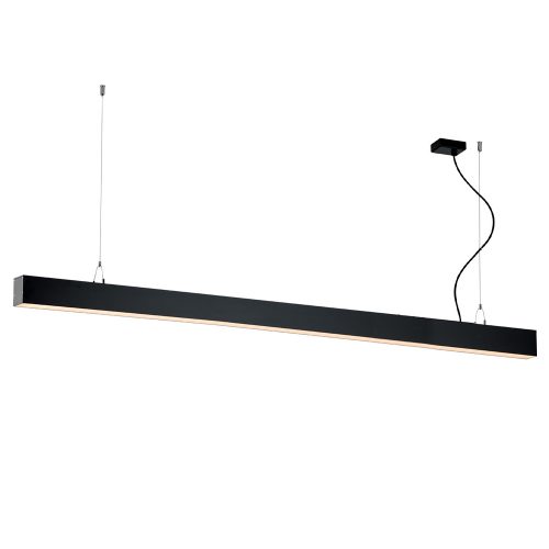 VIOKEF Linear Suspended L2260 3000K Black Dim. Station Ul - VIO-3911-00226-3-B-D1