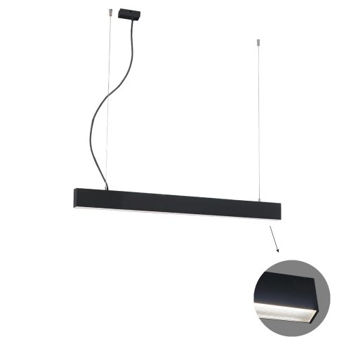 VIOKEF Linear Suspended L860 3000K Black Microprismatic D - VIO-3916-00086-3-B-M-D3