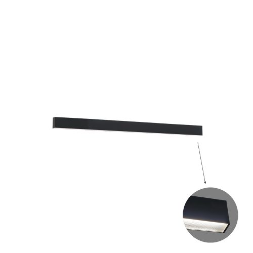 VIOKEF Linear Wall Lamp L580 3000K Black Microprismatic D - VIO-3916-02058-3-B-M-D4