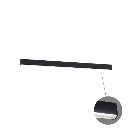 VIOKEF Linear Wall Lamp L1420 3000K Black Microprismatic - VIO-3916-02142-3-B-M-D4