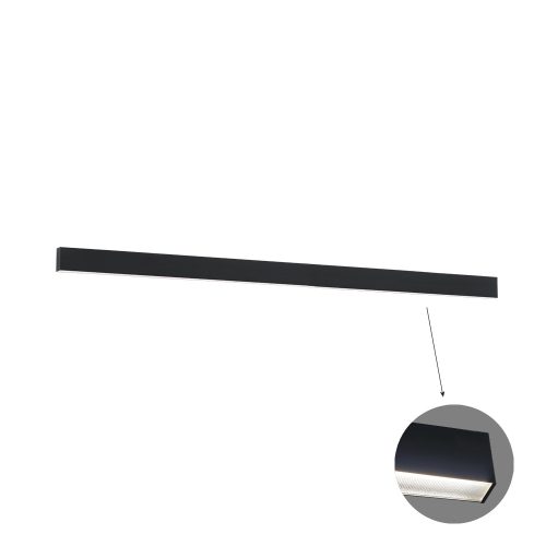 VIOKEF Linear Wall Lamp L2260 3000K Black Microprismatic - VIO-3916-02226-3-B-M-N